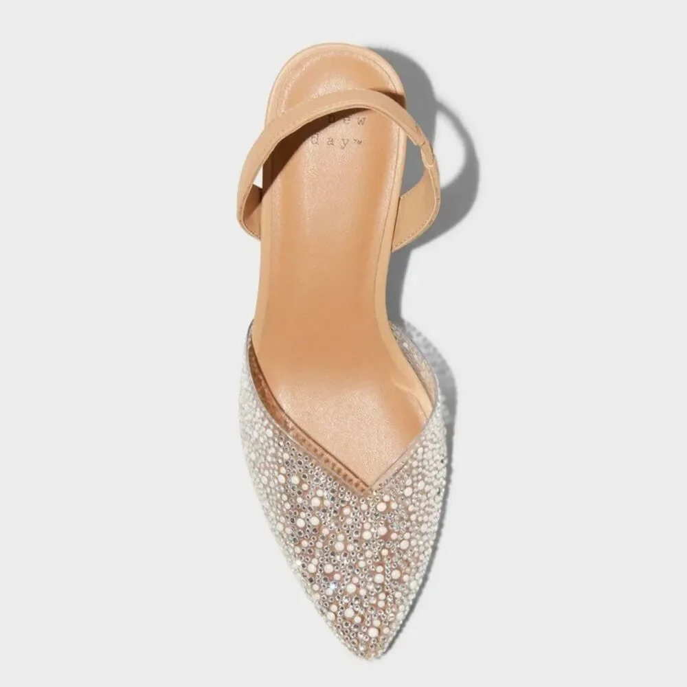 A New Day embellished slingback